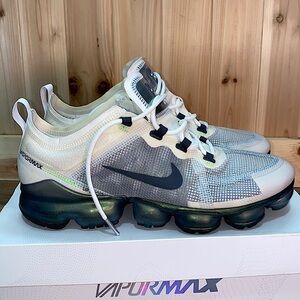 2019 Vapormax premium white platinum Tint lime blast